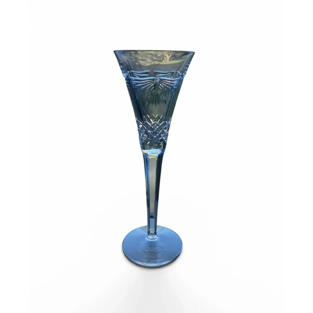 Single Waterford Crystal Millennium PEACE Toasting Flute Champagne Glass Dove